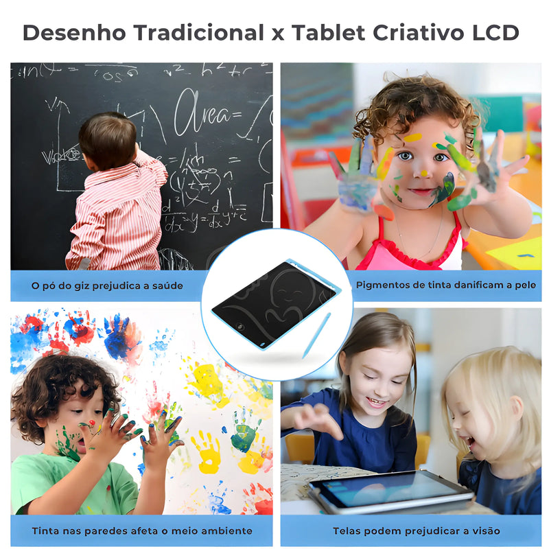 Tablet Criativo LCD Doce Mama: Diversão e Aprendizado em Cada Desenho