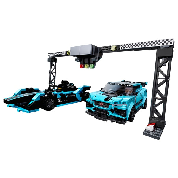 LEGO 76898 - Carro Speed Champions Fórmula E Panasonic Jaguar Racing GEN2 e Jaguar I