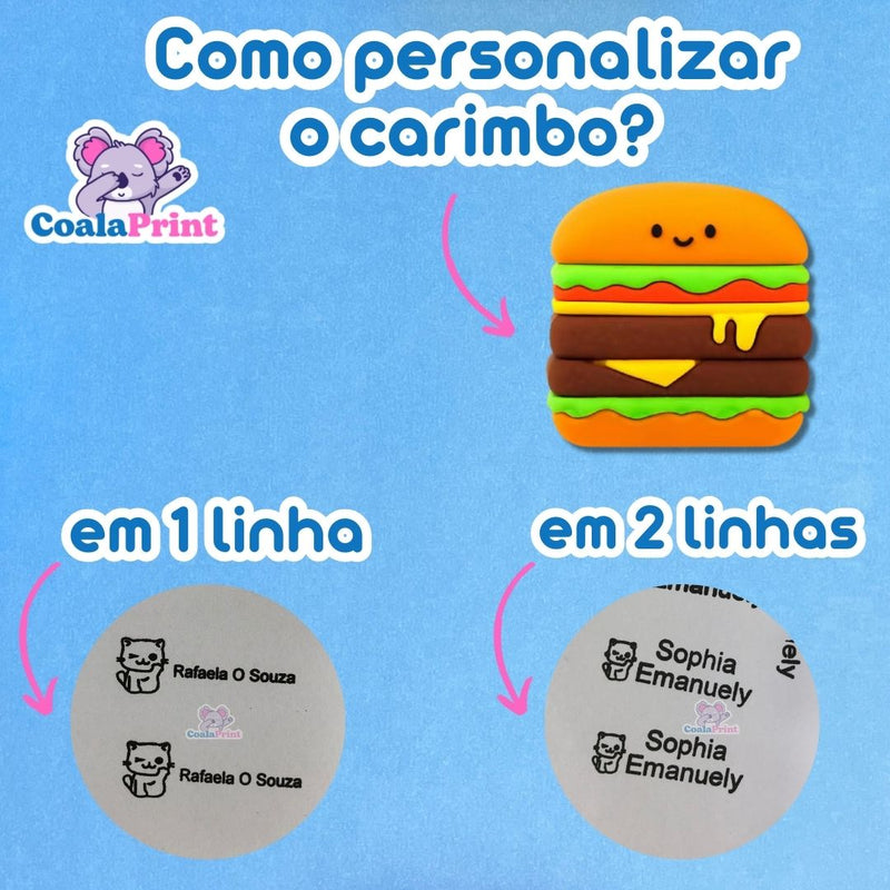 Carimbo Alimentos + Brinde Especial