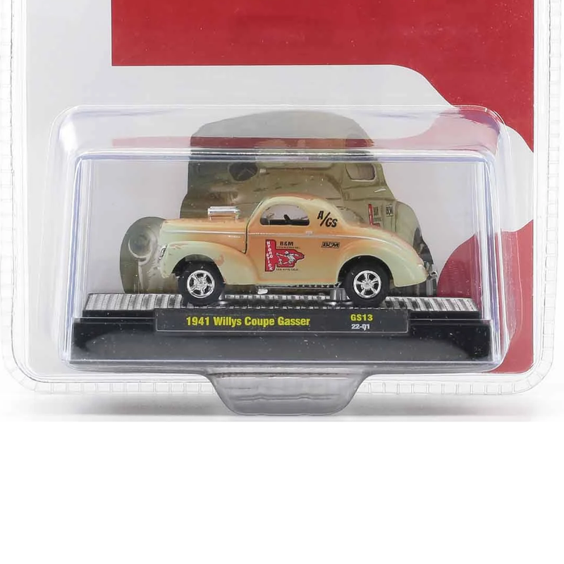 Miniatura 1941 Willys Coupe Gasser 1/64 | M2 Machines (Hobby Gassers Release GS13) (B&M)