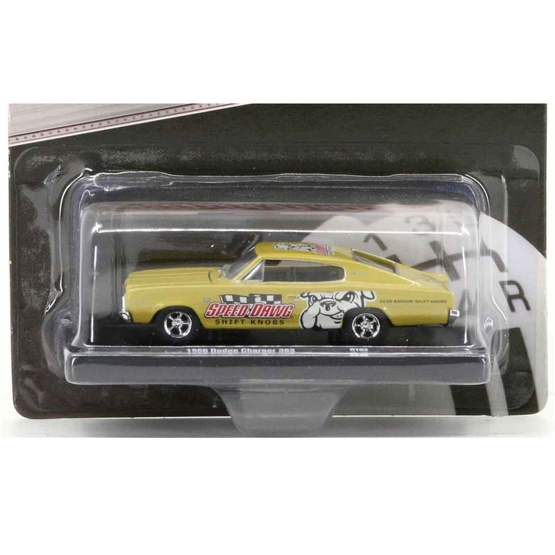 Miniatura 1966 Dodge Charger 383 1/64 | M2 Machines (Auto Drivers R103) (Speed Dawg Shift Knobs)