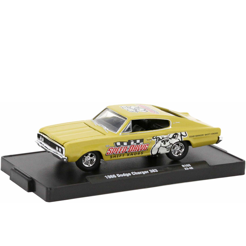 Miniatura 1966 Dodge Charger 383 1/64 | M2 Machines (Auto Drivers R103) (Speed Dawg Shift Knobs)