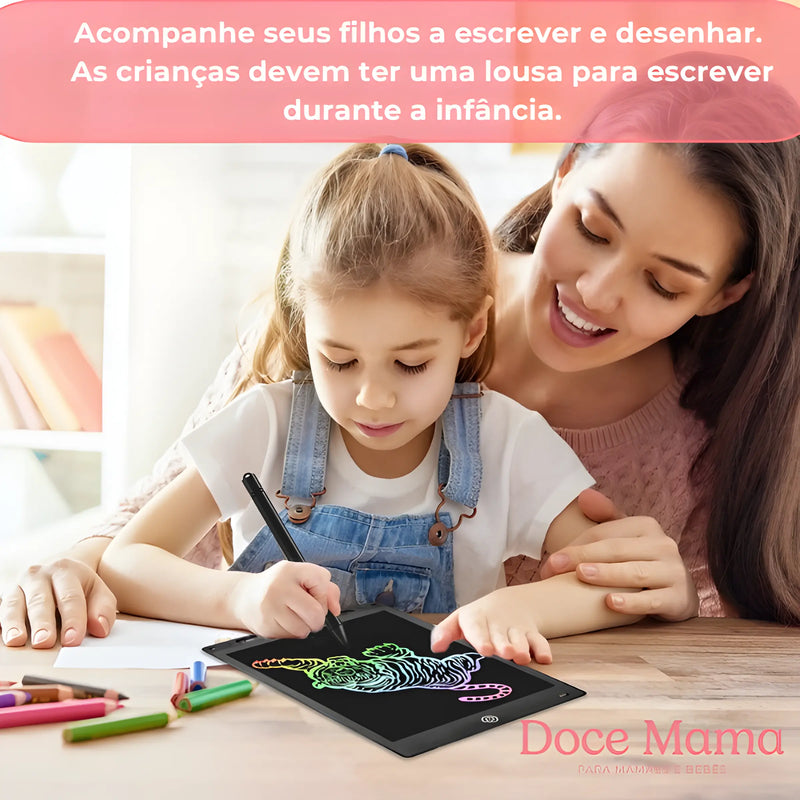 Tablet Criativo LCD Doce Mama: Diversão e Aprendizado em Cada Desenho