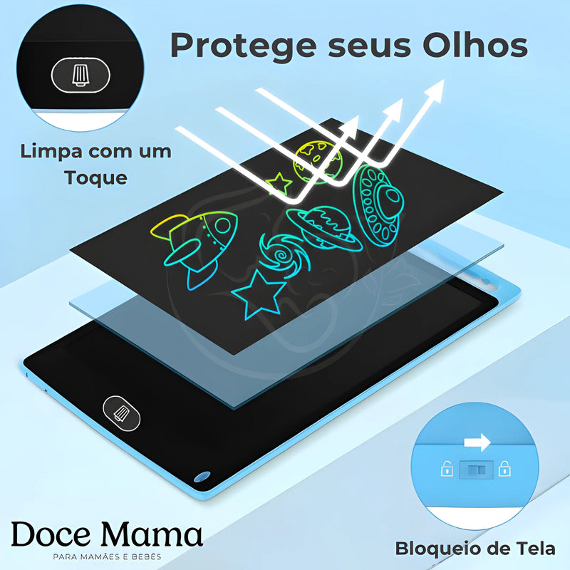 Tablet Criativo LCD Doce Mama: Diversão e Aprendizado em Cada Desenho