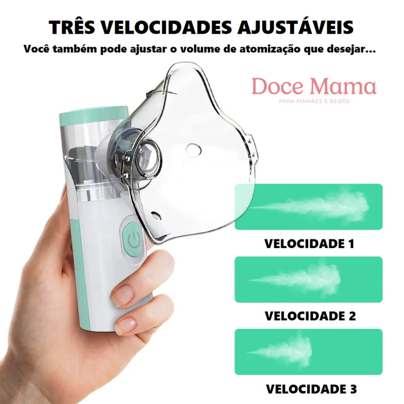 Nebulizador Portátil Silencioso BabyBreath - DoceMama