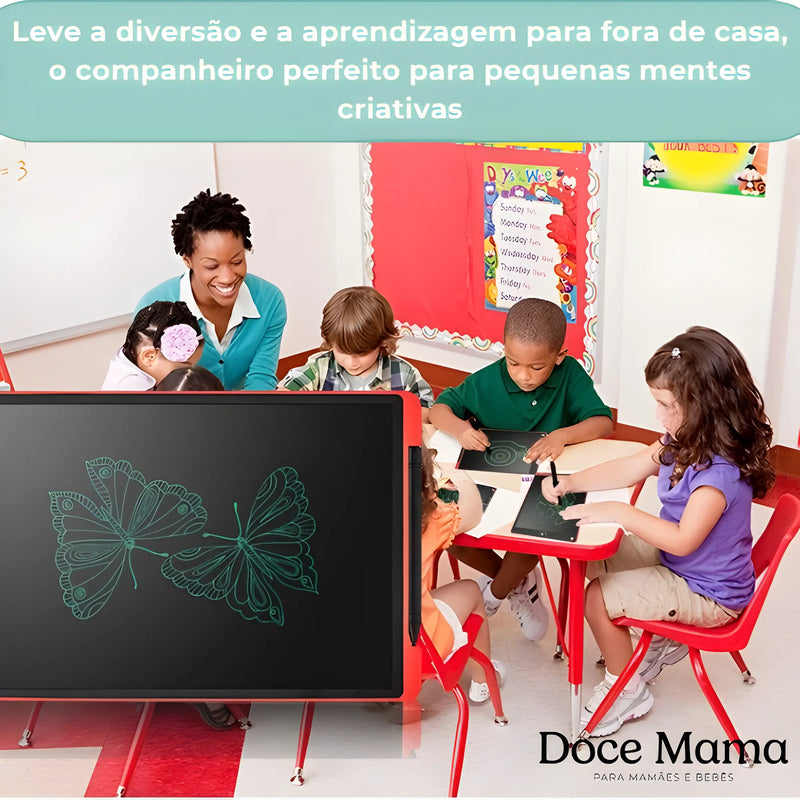 Tablet Criativo LCD Doce Mama: Diversão e Aprendizado em Cada Desenho