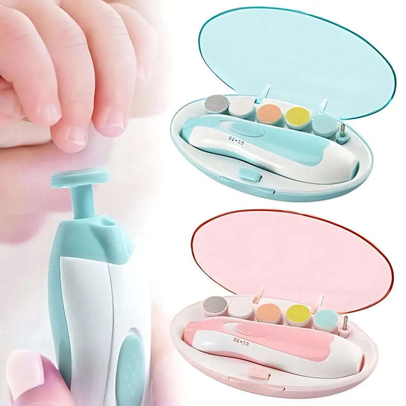 Kit de Manicure Infantil c/ Cortador de Unhas Elétrico - DoceMama