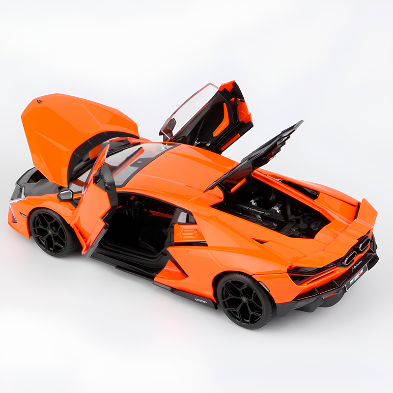 Miniatura Lamborghini Revuelto em Metal - 1:18