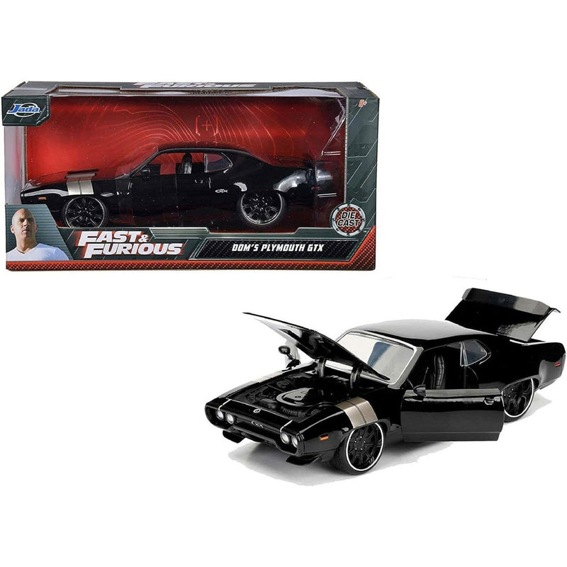 Miniatura Dom's Plymouth GTX 1/24 | Jada Toys (Velozes e Furiosos)