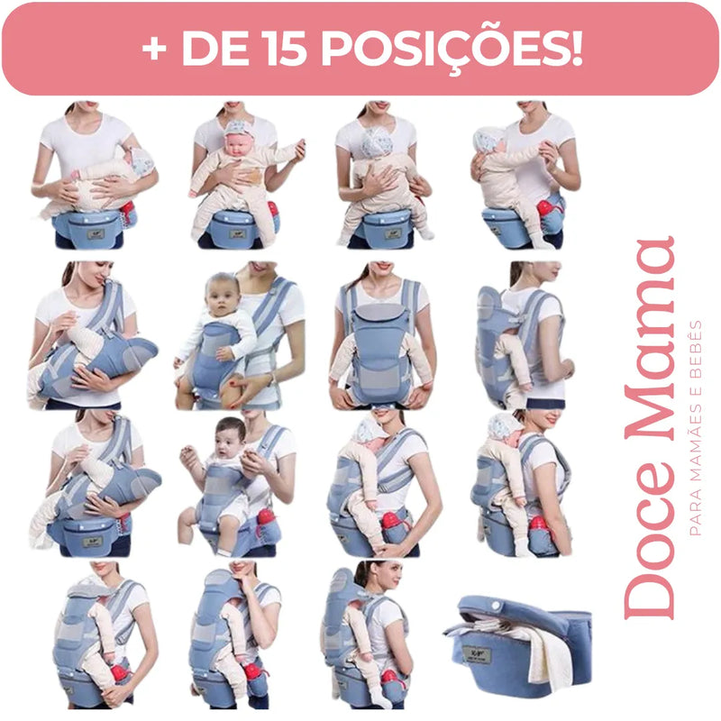 Porta Bebê Canguru Ergonômico Frontal - DoceMama