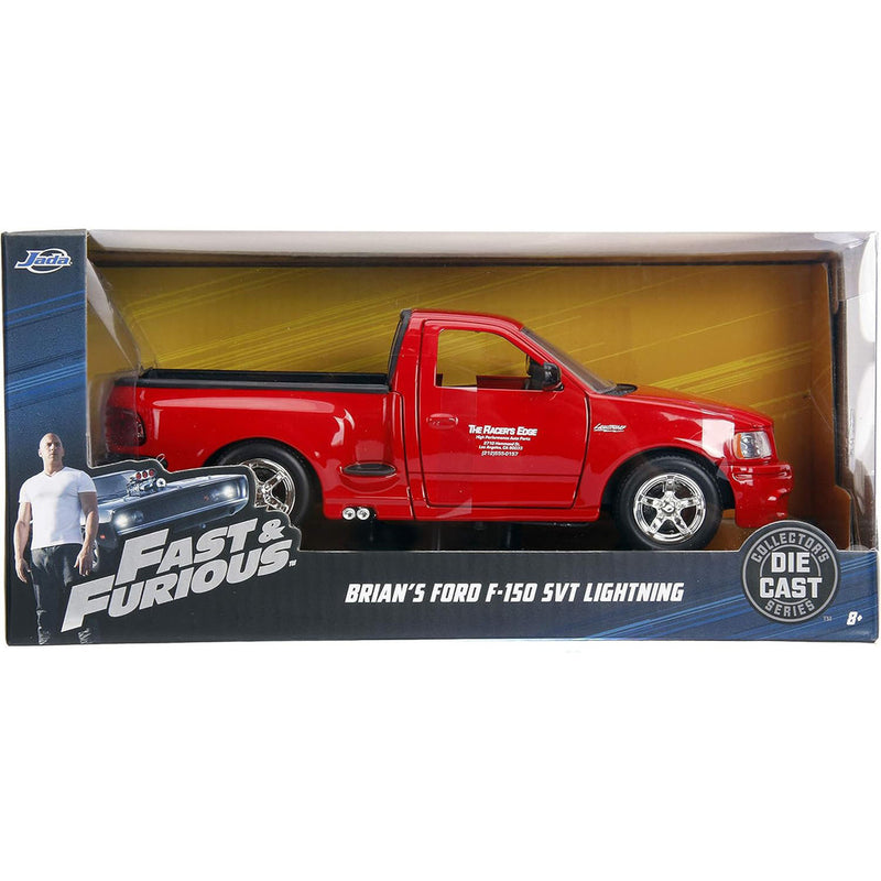 Miniatura Brian's Ford F-150 SVT Lightning 1/24 | Jada Toys (Velozes e Furiosos)