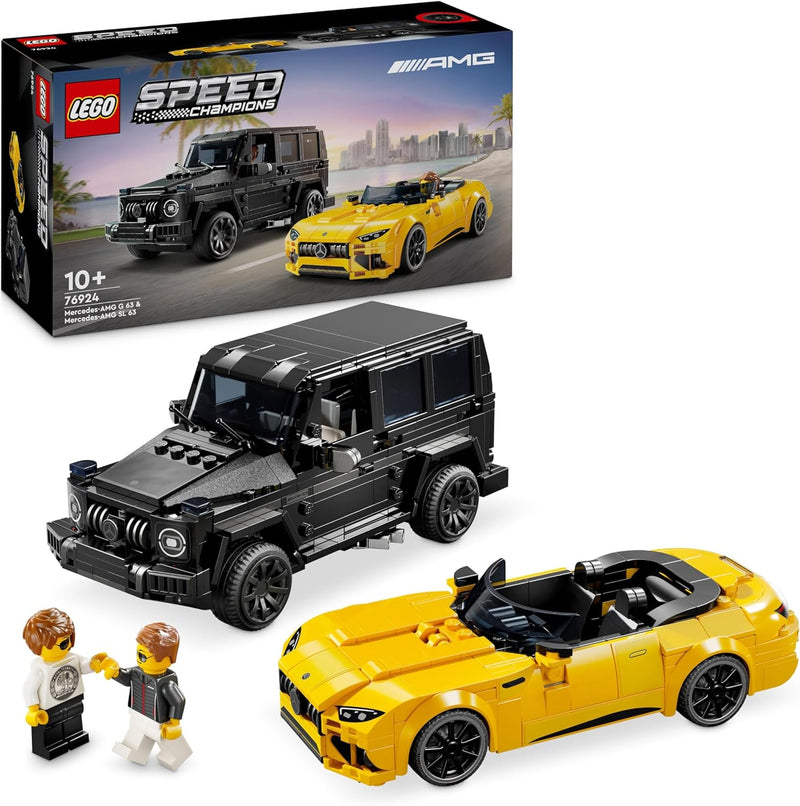 LEGO 76924 Speed Champions Mercedes-AMG G 63 e Mercedes-AMG SL 63 - 10 anos ou mais 76924