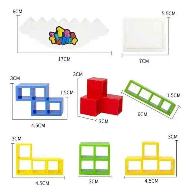 Jogo Torre de Equilíbrio Tetris Educativo