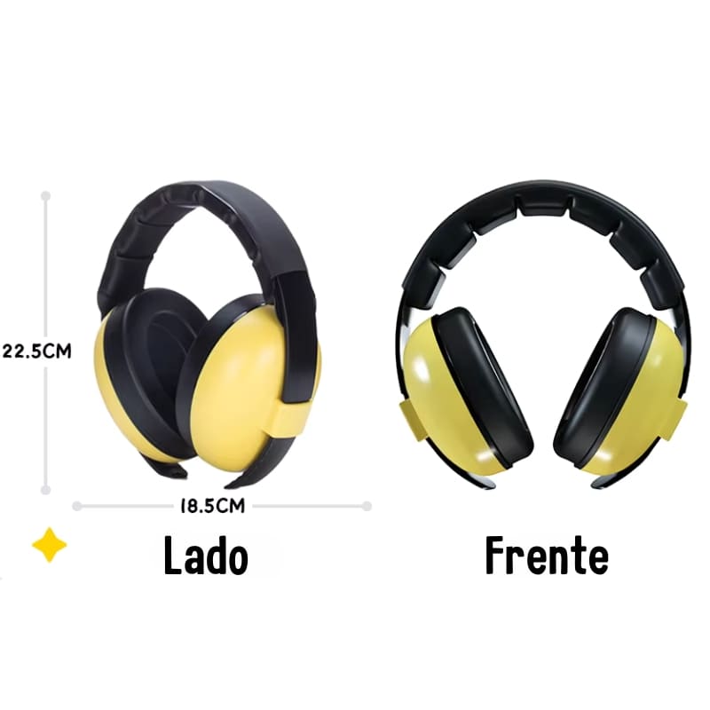 Abafador de Ouvido para Bebê Modelo EarMuffs