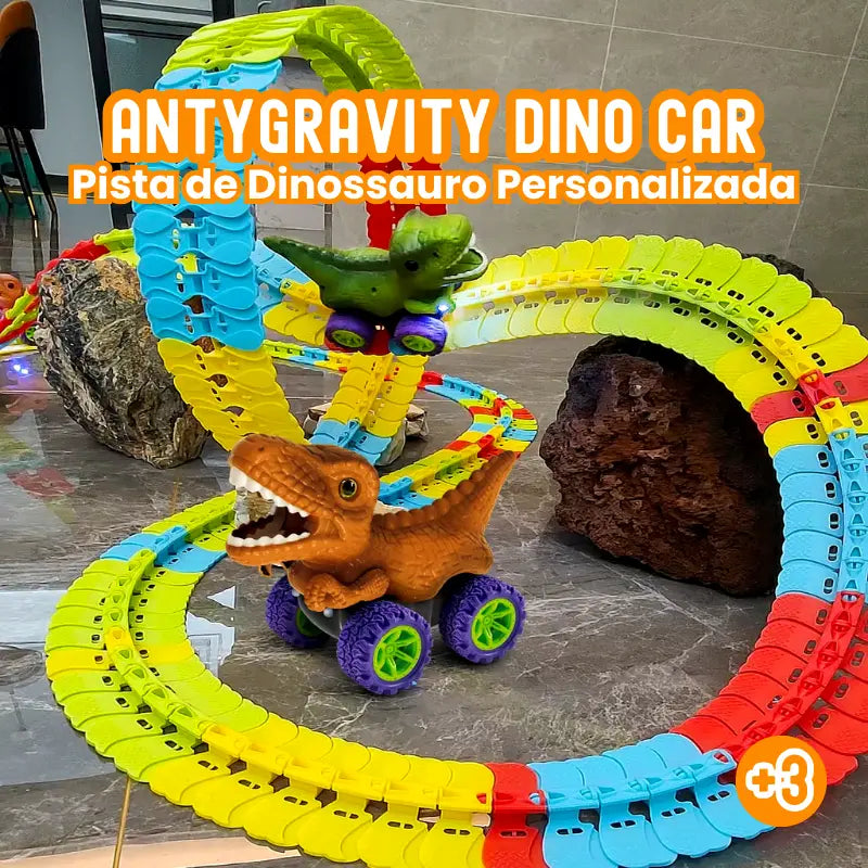 AntyGravity DinoCar - Pista de Corrida Personalizável