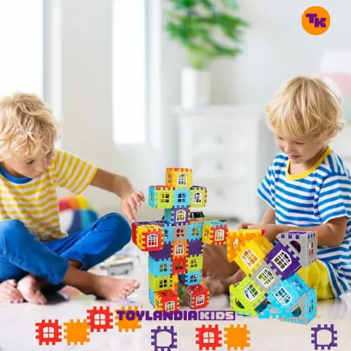 Blocos de Construção Encaixe e Construa- Sunshine Kids