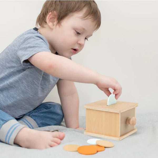 Brinquedo Sensorial Autismo - Caixa de Madeira Montessori