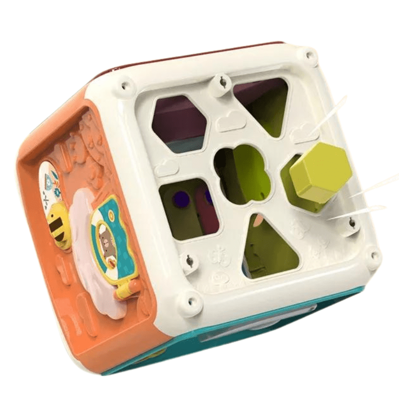 Brinquedos Educativos | Cubo Musical 7 x 1 - 6~36 Meses