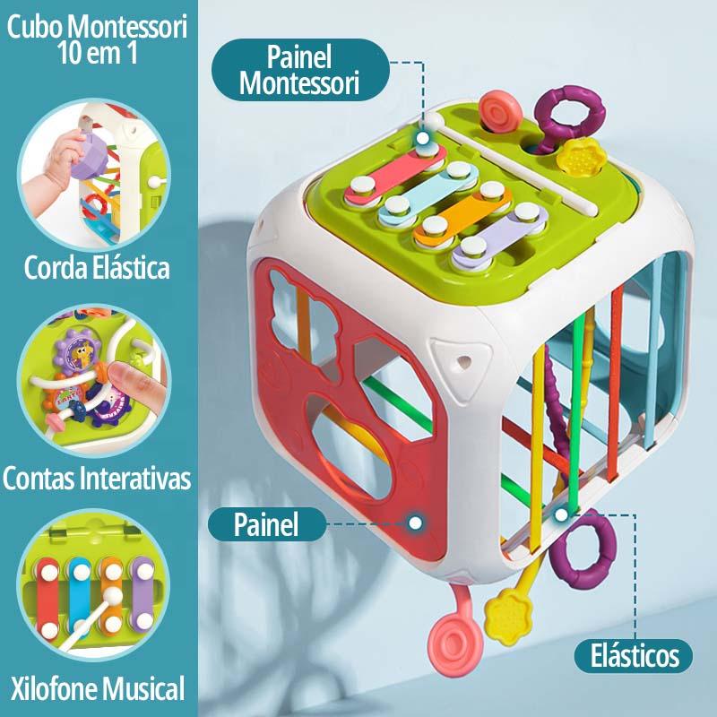 Cubo Montessori 10 atividades - Sunshine!