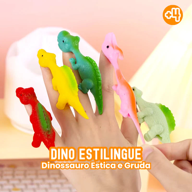 Dino Estilingue - Dinossauro Estica e Gruda