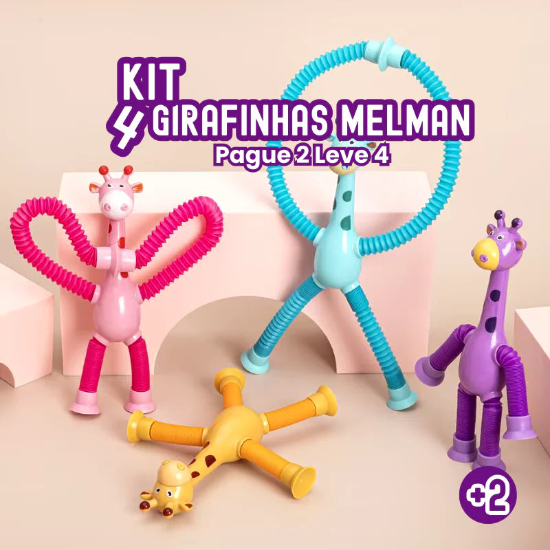 Girafa Melman - 4 Girafinhas Divertidas Que Esticam