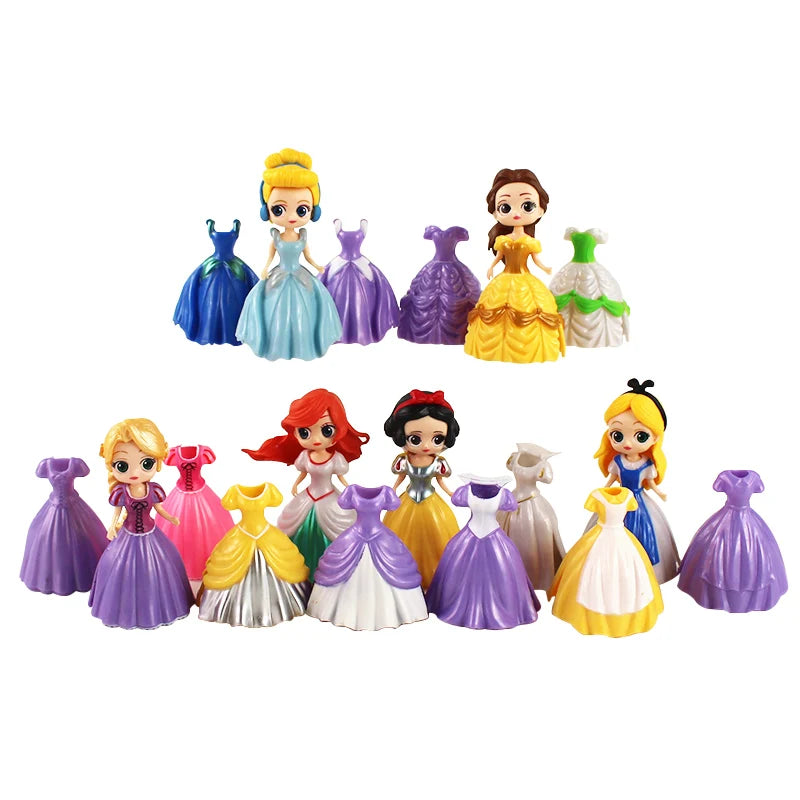 Kit Bonecas Princesas Disney