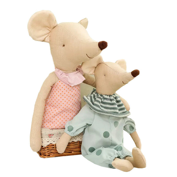 Boneca de Pelucia Infantil Mouse Family