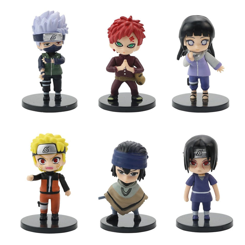 Conjunto Com 12 Bonecos Do Anime Naruto