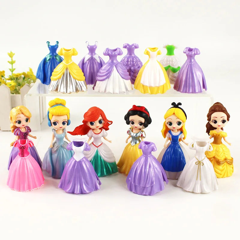 Kit Bonecas Princesas Disney