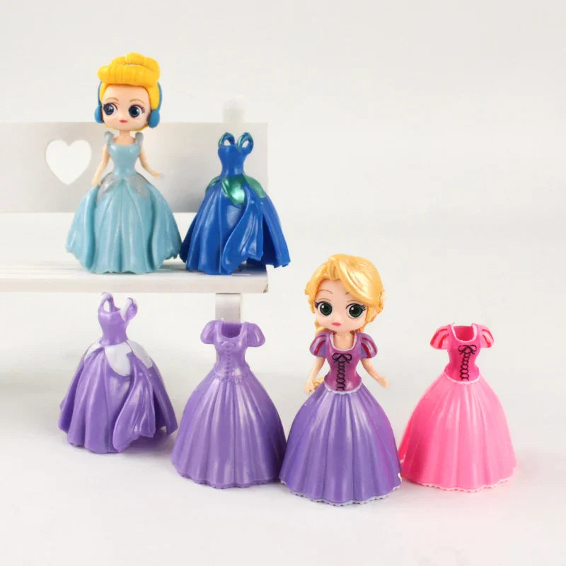 Kit Bonecas Princesas Disney