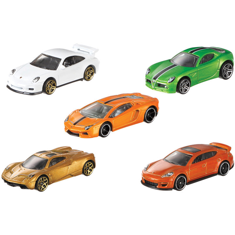 Hot Wheels Carrinhos Colecionáveis Kit com 5 Unidades (modelos podem variar)