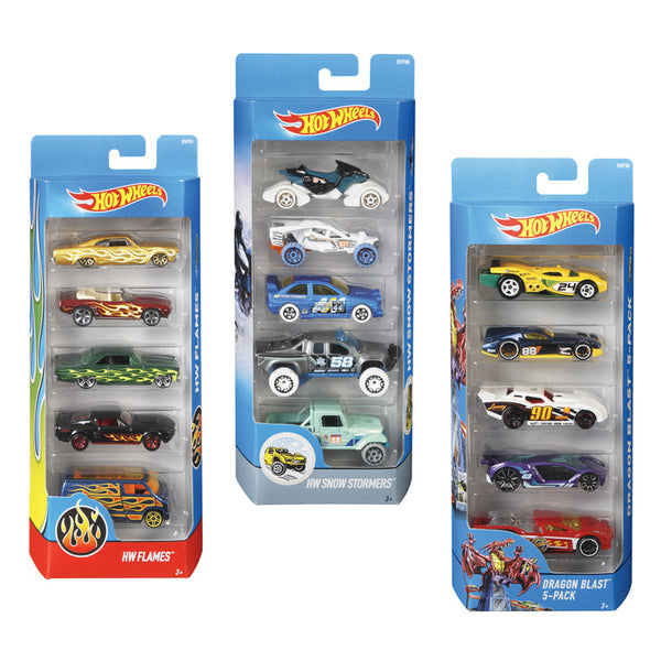 Hot Wheels Carrinhos Colecionáveis Kit com 5 Unidades (modelos podem variar)