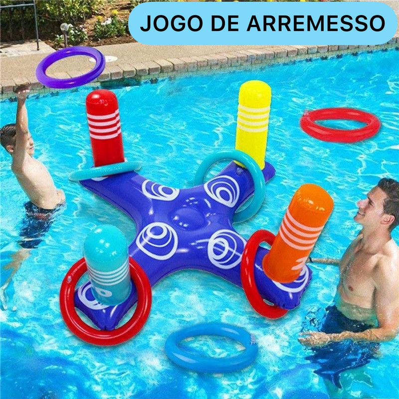 Brinquedo Inflável Jogo de Arremesso Das Argolas