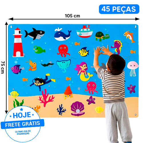 Mural Criativo Montessori - Criatividade e Imaginação!