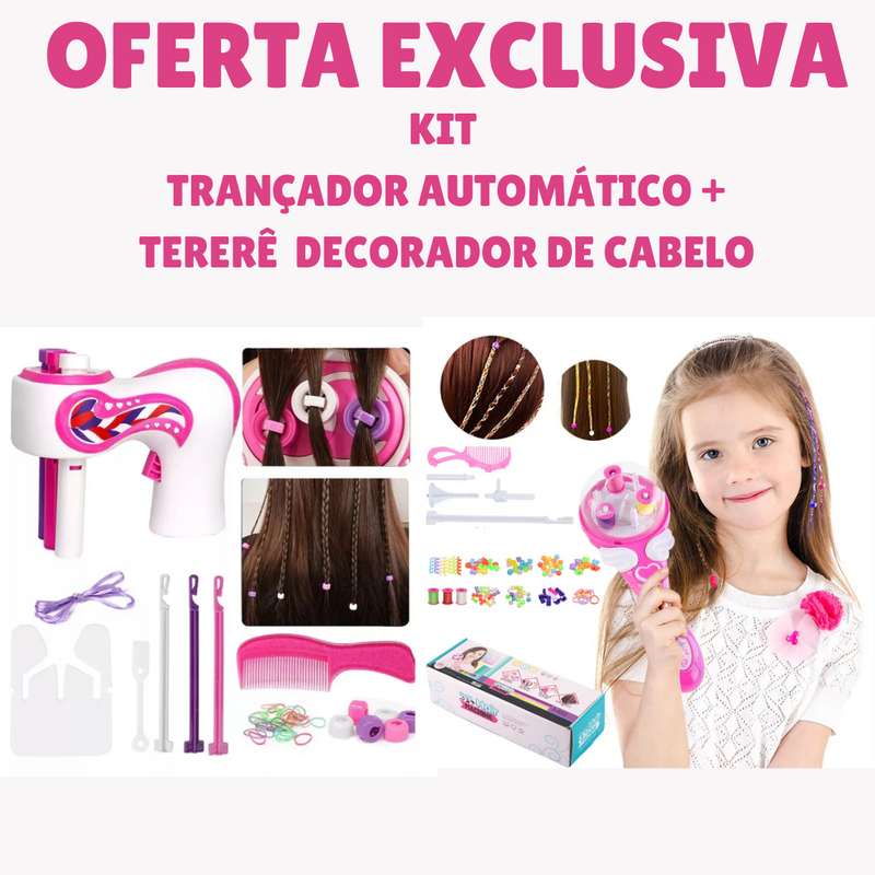 Kit Tranças Automáticas Maker Kids