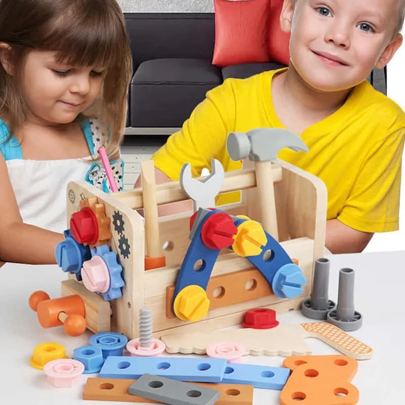 Kit de Ferramentas Infantil - Montessori Brinquedos