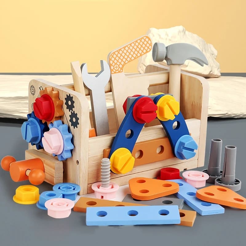 Kit de Ferramentas Infantil - Montessori Brinquedos