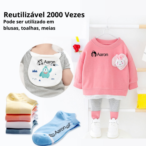 Carimbo Para Roupas Personalizável