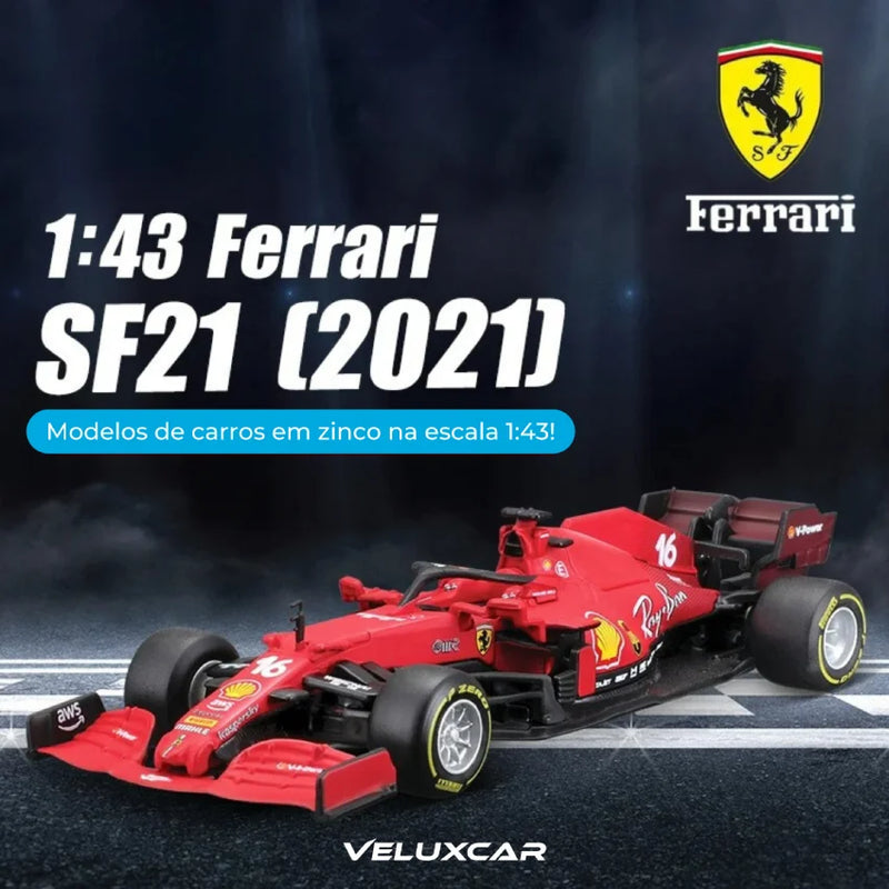 Miniatura F1 | Bburago Ferrari FSF21 - VeluxMini™