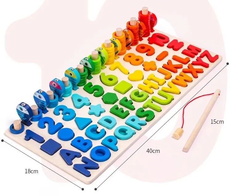 Quebra-cabeça Multifuncional Montessori