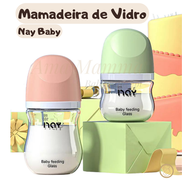 Mamadeira de Vidro Nay Baby