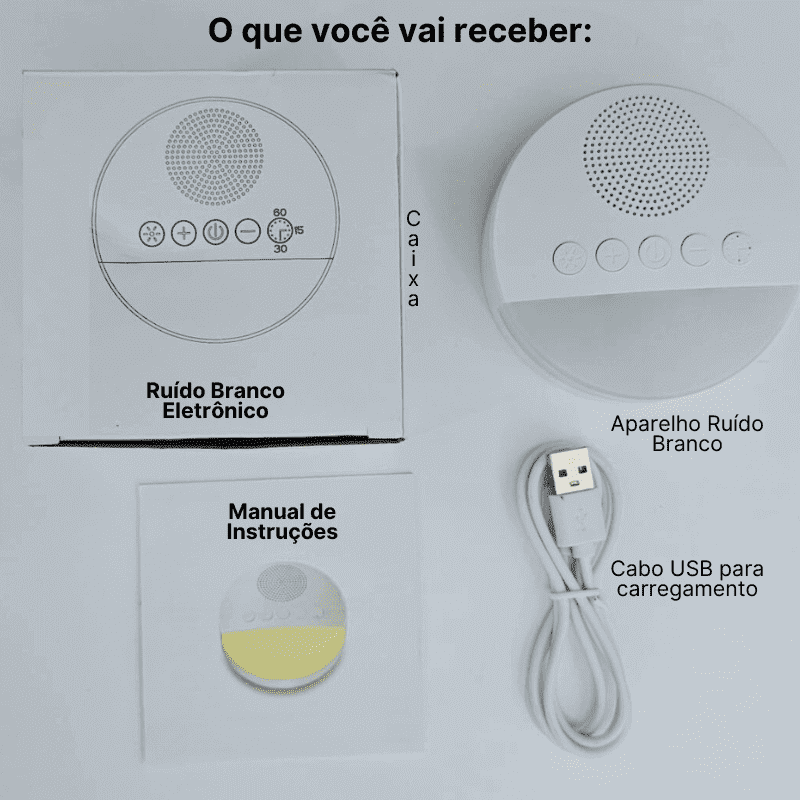 Ruído Branco Eletrônico Calm Baby