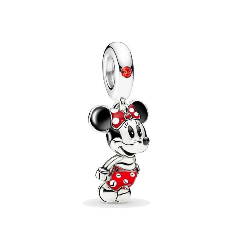 Disney Mickey Minnie Prata 925