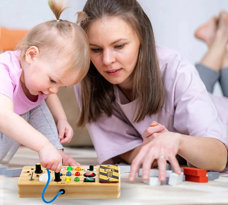 Montessori Brinquedo Interruptor de Luz