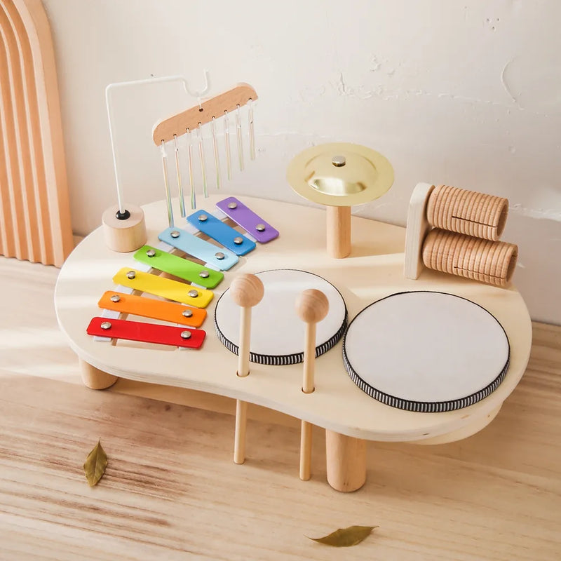 Instrumento Musical Infantil Montessori - Bateria