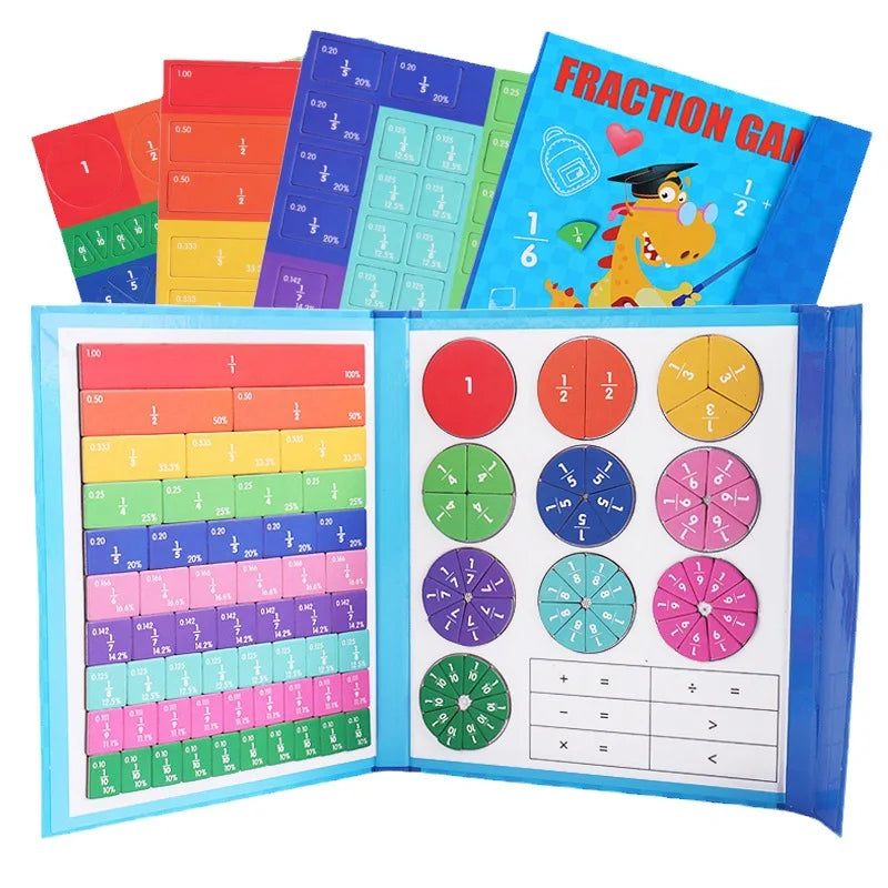 Montessori brinquedo magnético matemática