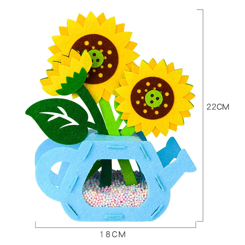 Jarros de flores – DYV Montessori (Trabalho manual criativo)