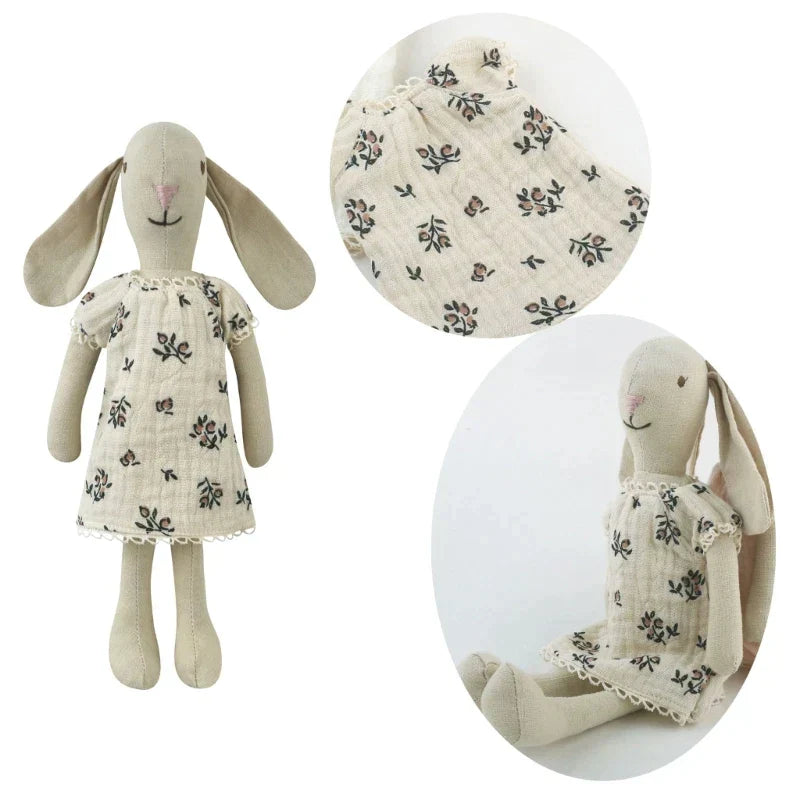 Boneca de Pelúcia Infantil Rabbit Family