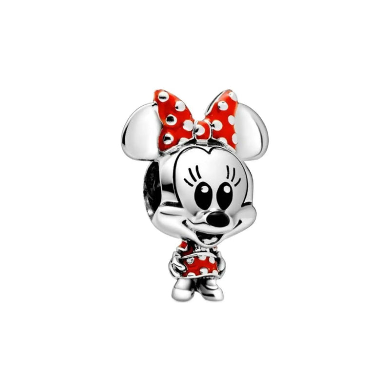 Disney Mickey Minnie Prata 925