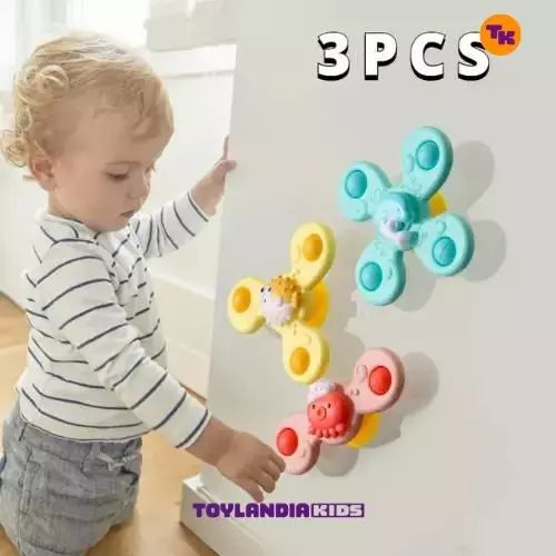 Kit Spinner Giratório - 3 Peças de Entretenimento Infantil